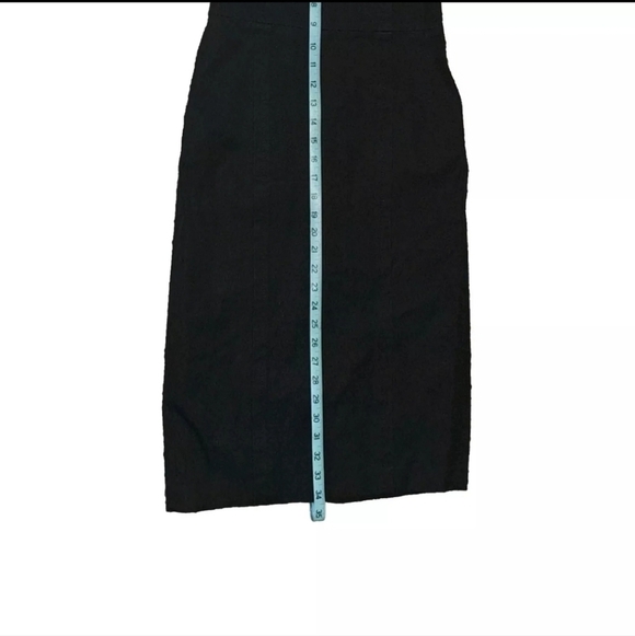 Banana Republic Size 2 Black Bodycon Pencil Dress B25#7 - Picture 6 of 6